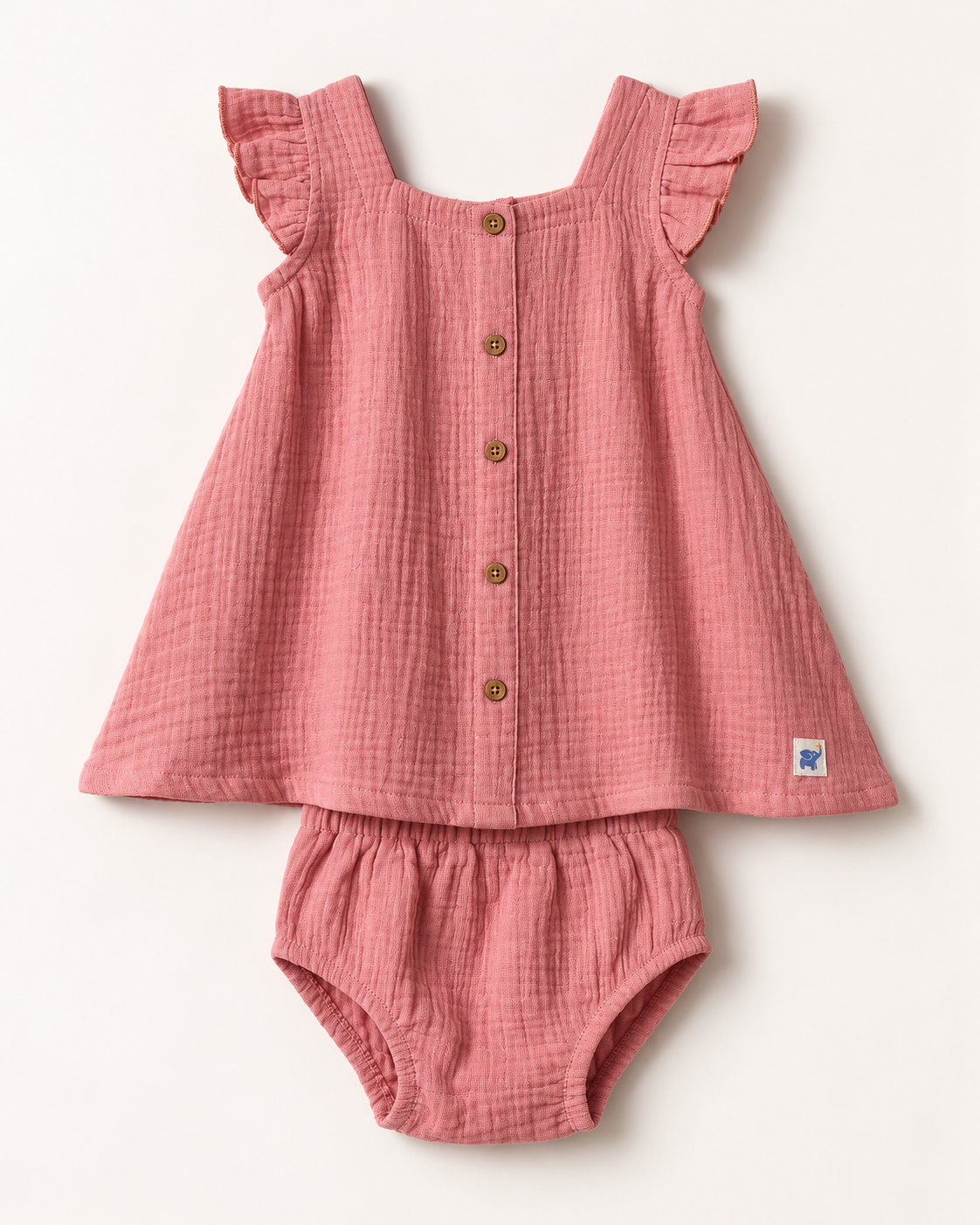 Pink Valley Frock Set
