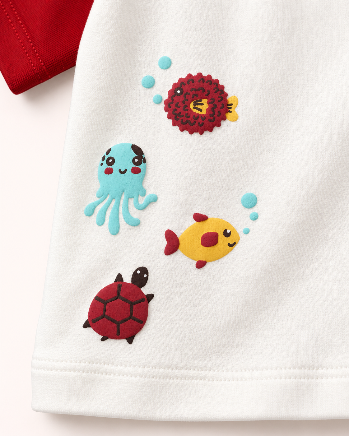 Scuba Scene Red T-shirt