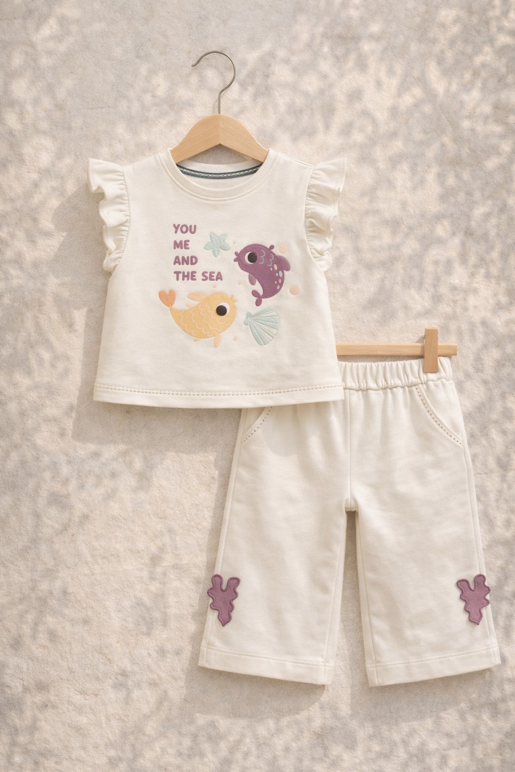 Ocean Glow Cord Set – 100% Organic Cotton Baby Cord Set (3–24 Months)