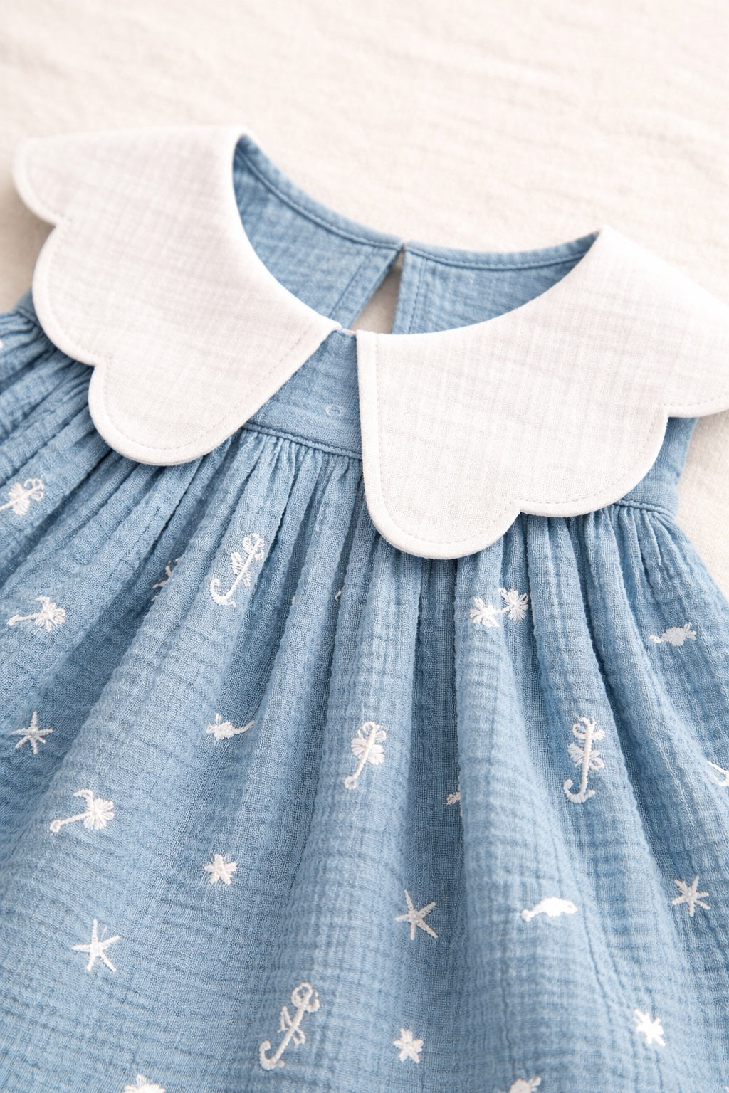 Ocean Splash Frock Set