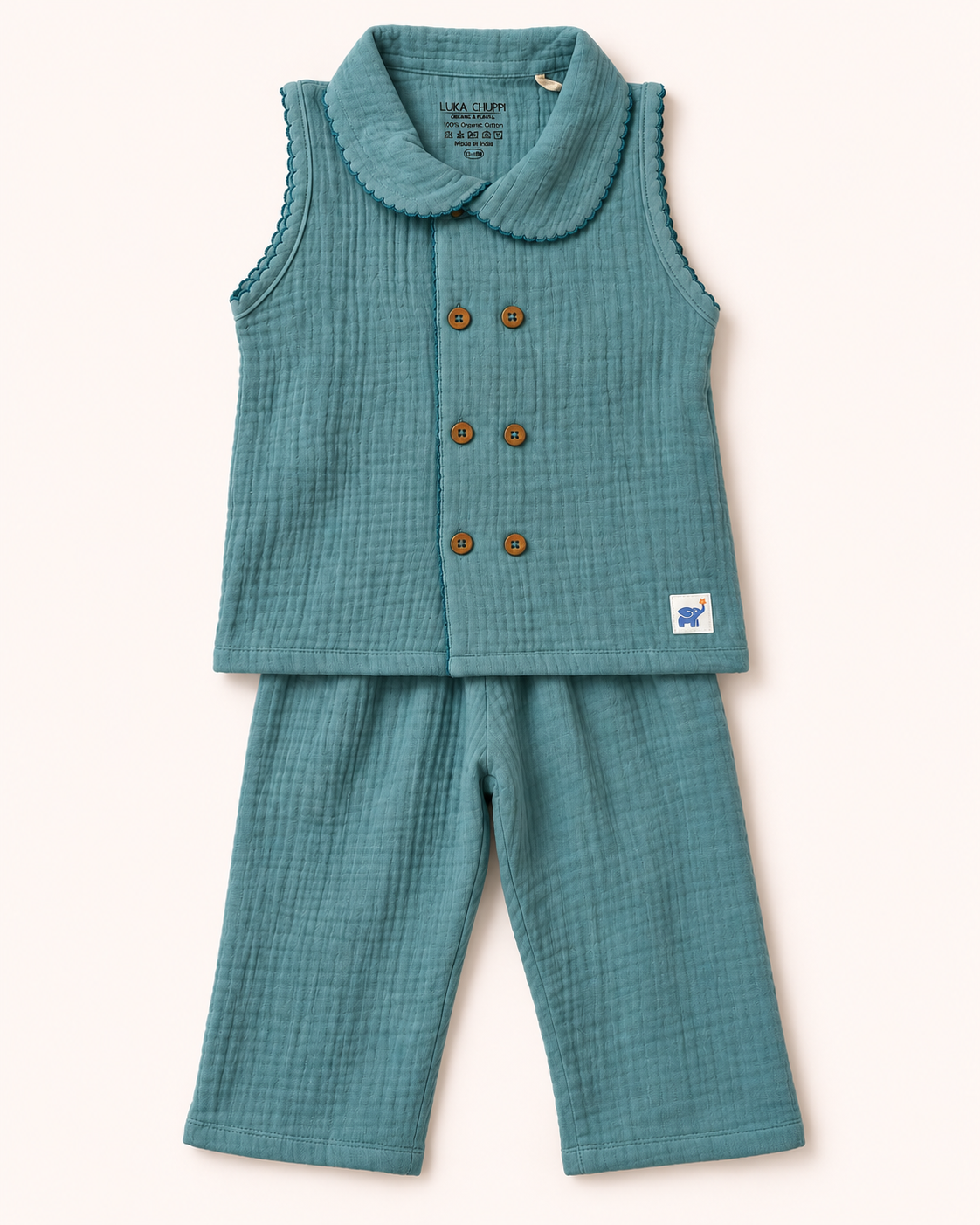 Gentle Promise Teal Blue Co-Ord Set