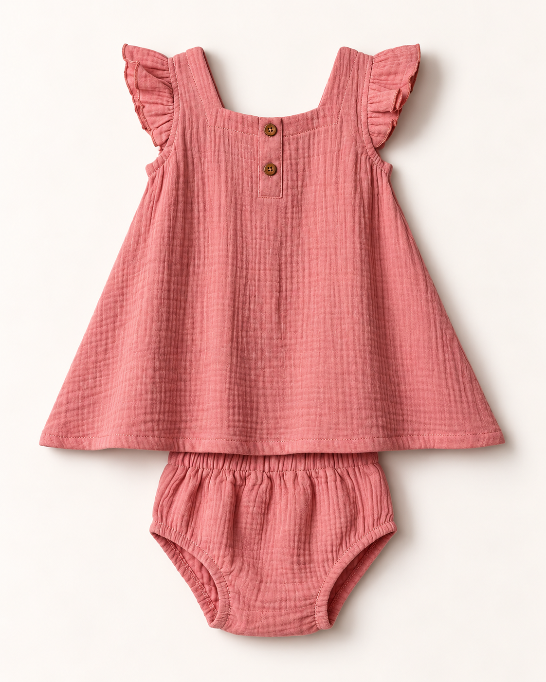 Pink Valley Frock Set