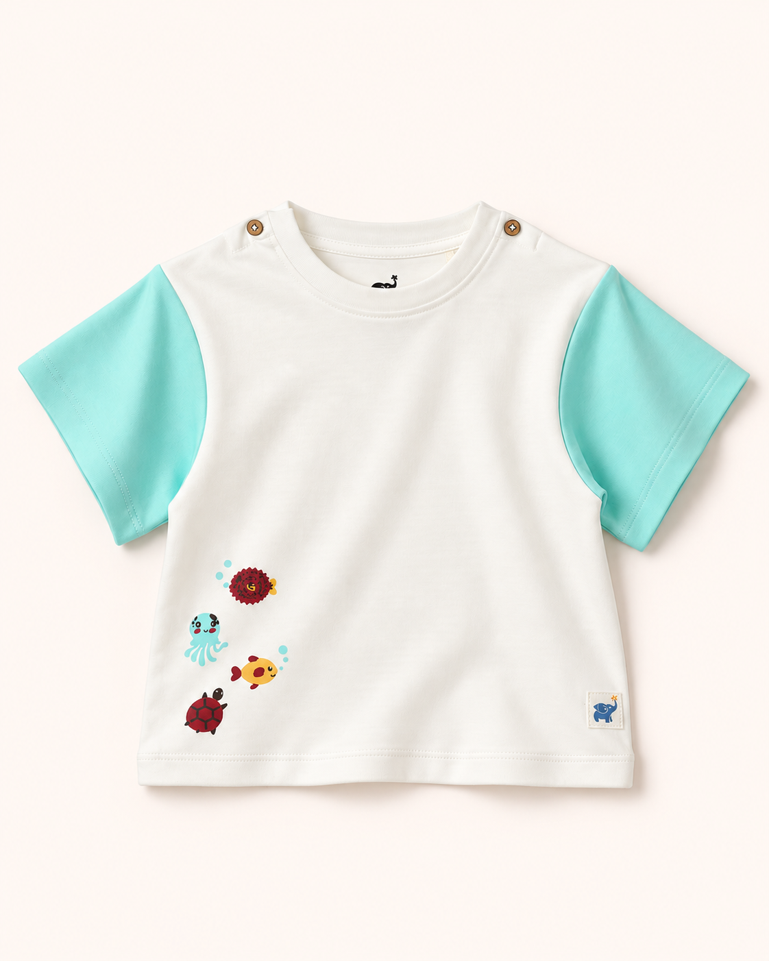 Scuba Scene Sea Green T-shirt