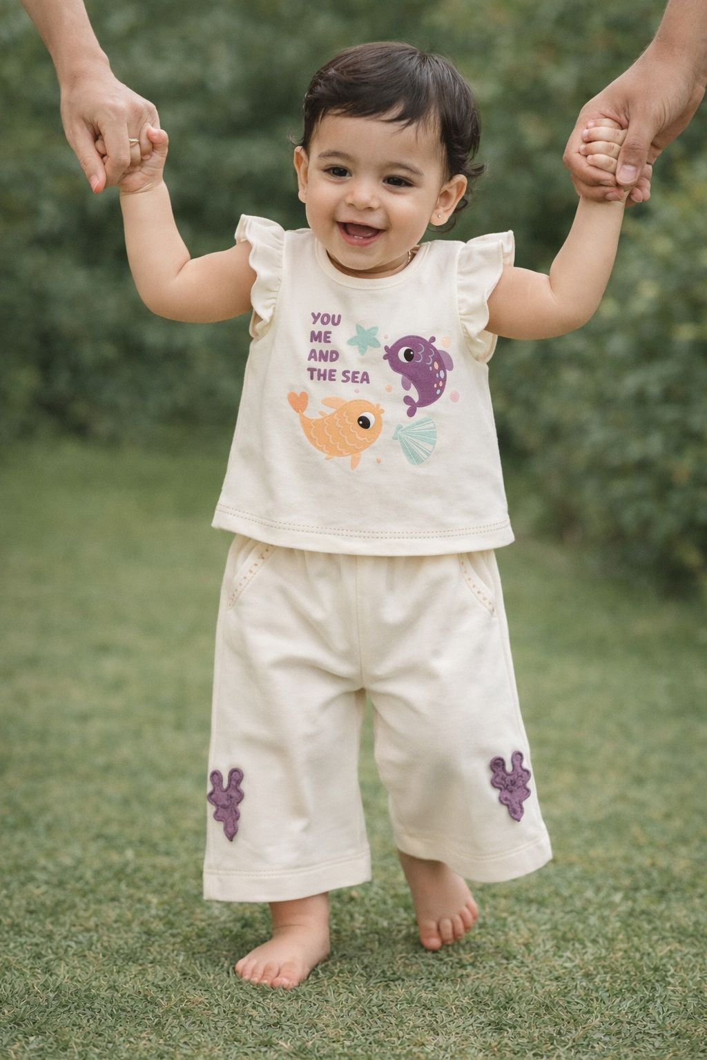 Ocean Glow Cord Set – 100% Organic Cotton Baby Cord Set (3–24 Months)